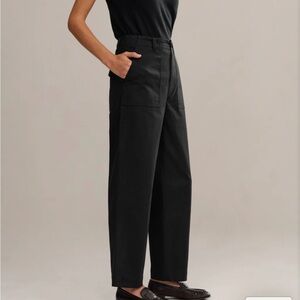 Jenni Kayne Ranger Trouser Black Wide Leg Pants